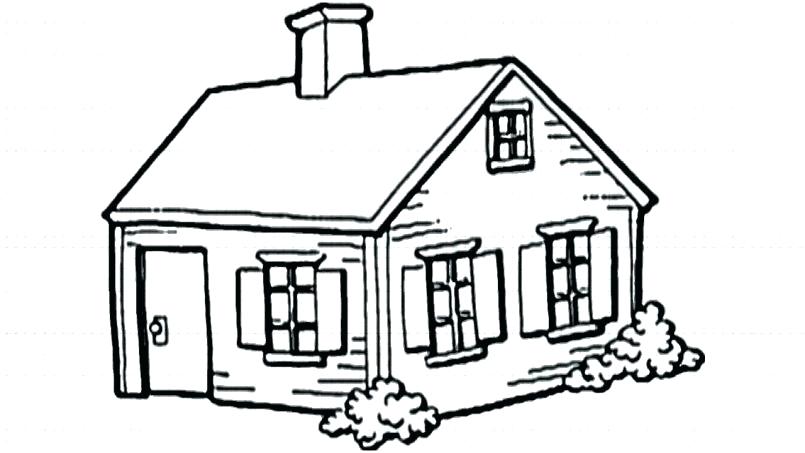805x453 Simple Home Sketch Easy House Drawings Cool Easy House Drawings