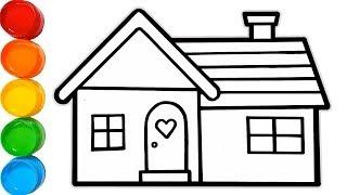 320x180 How To Draw A House For Kids House Drawing For Kids