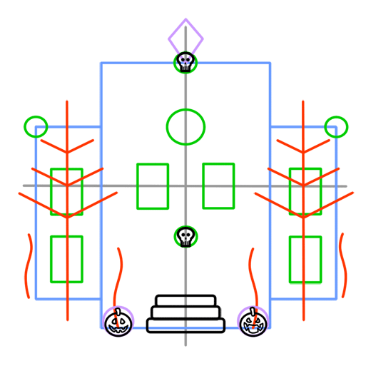 520x520 Haunted House Drawing Lesson
