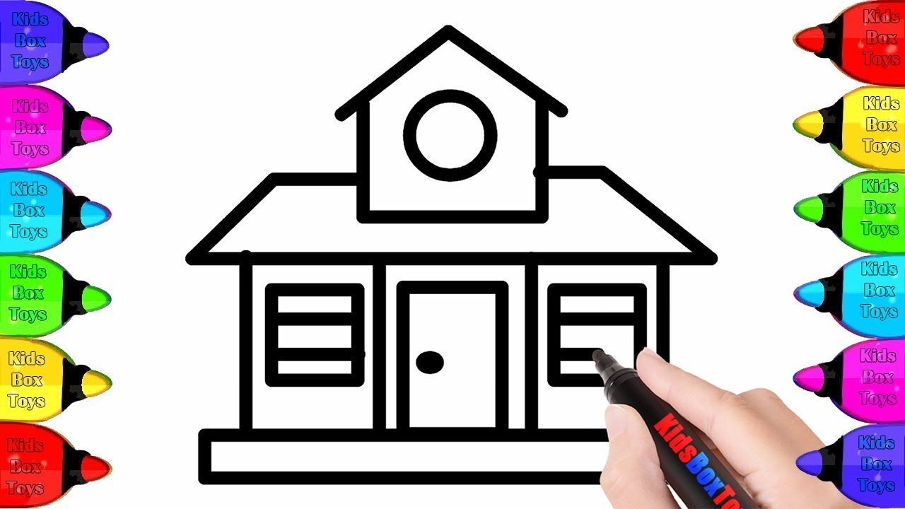 1280x720 House Drawing Step
