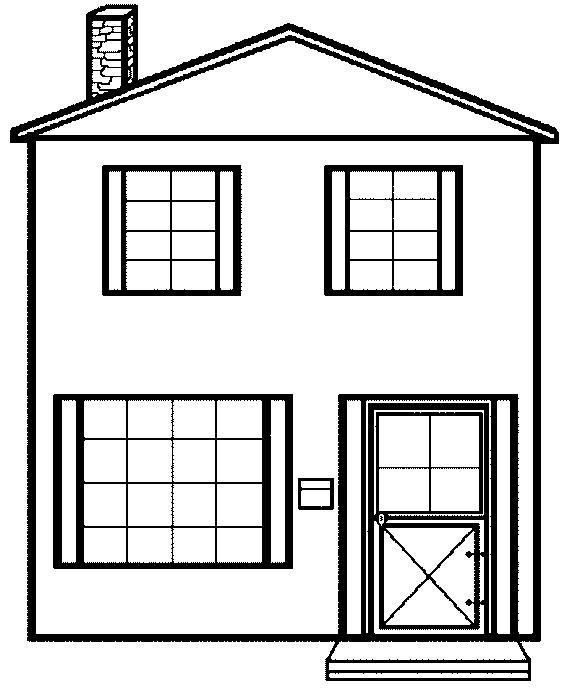 575x690 Free Printable House Coloring Pages For Kids Landscapes, Houses