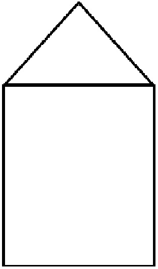 314x533 House Drawing Template