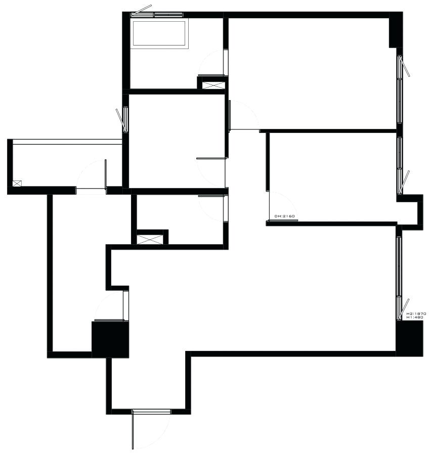 850x896 Floor Plan Grid Template
