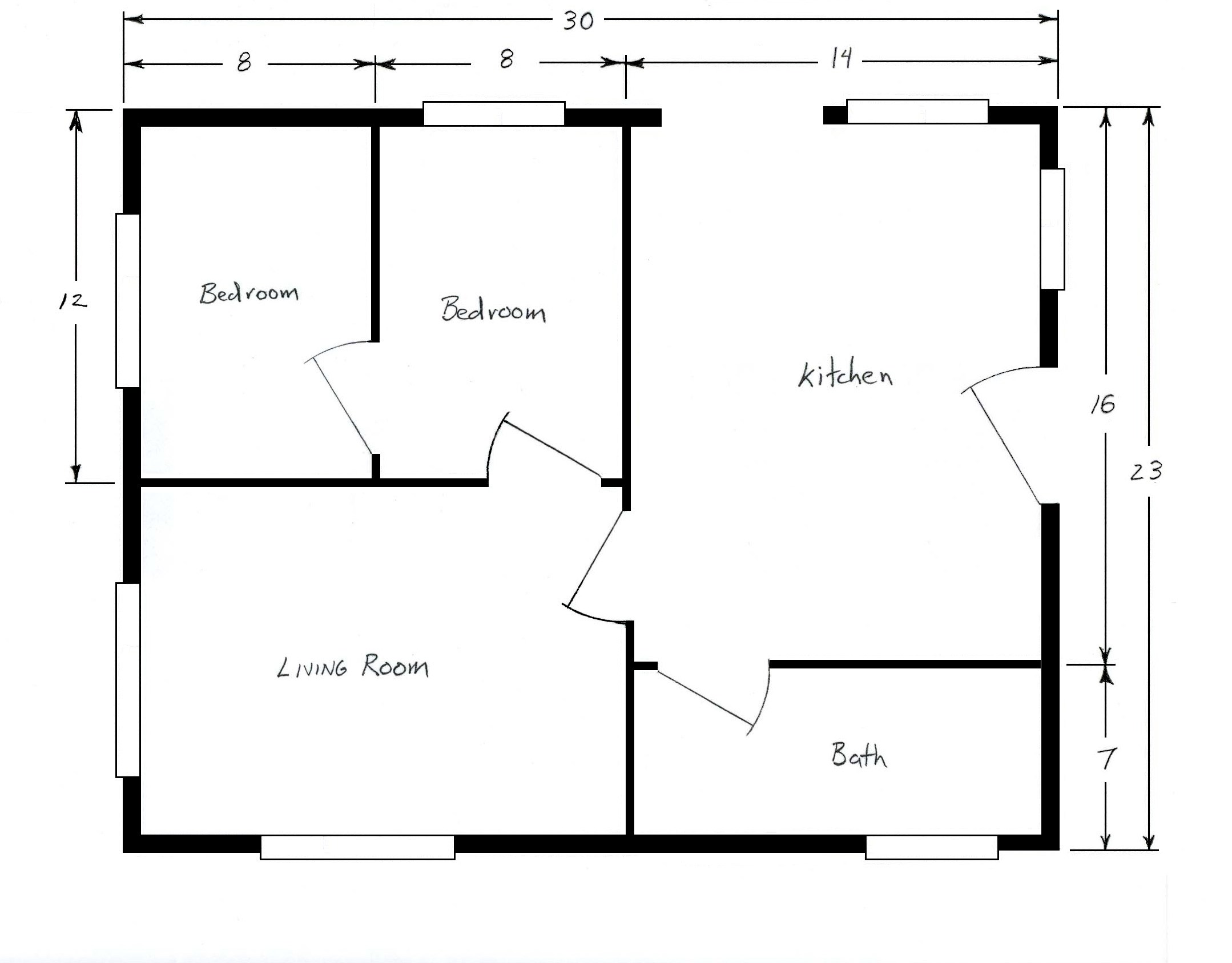 House Drawing Template | Free download on ClipArtMag