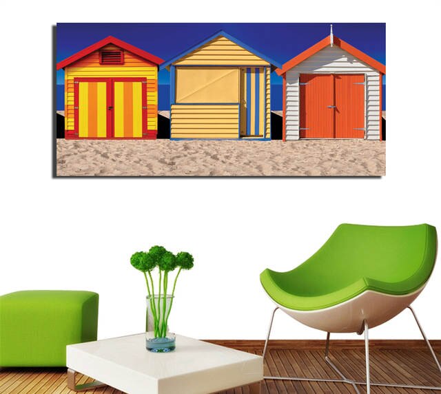 640x572 Online Shop Crafts Frameless Painting Seaside Villas Drawing