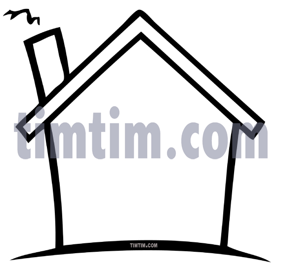 571x545 Free Drawing Of A House Blank Bw From The Category Building Home