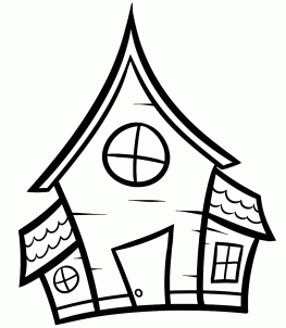 263x302 How To Draw A Haunted House For Kids Step Holiday Haunted