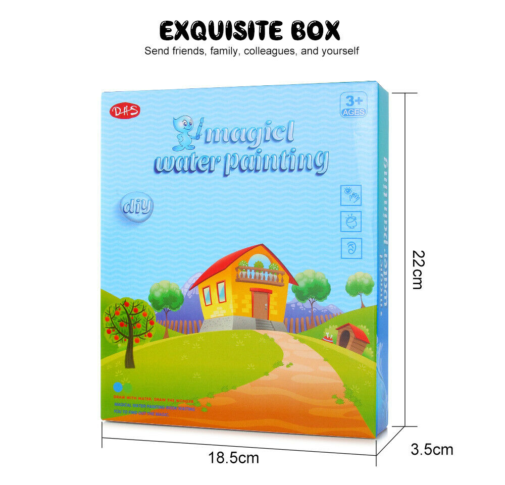 1000x961 Magic Water Painting Drawing Coloring Book Mat Animal Kids Doodle