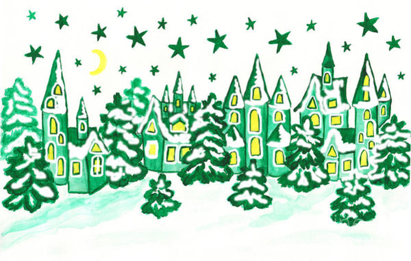 600x382 Tree House Drawing Paintings