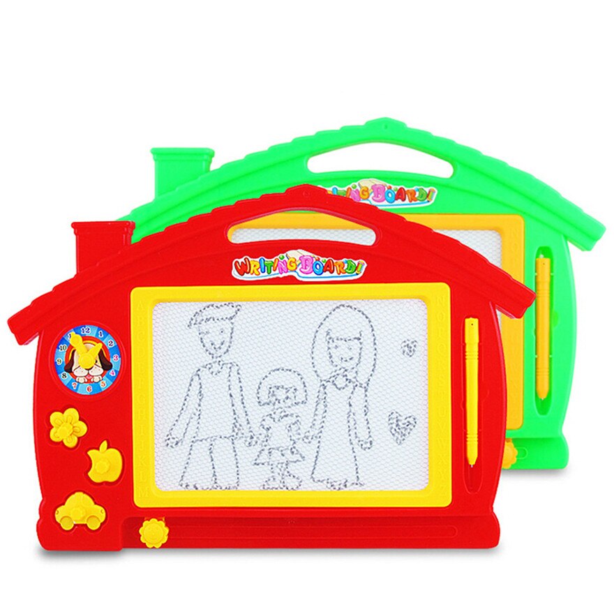 880x880 Children Kid House Shape Magnetic Writing Painting Drawing