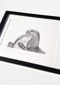 211x300 A British Wildlife Art Print From An Original Pencil Drawing