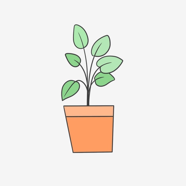 640x640 Hand Drawn Green House Plants, Drawing, Nature, Hand Drawn Png