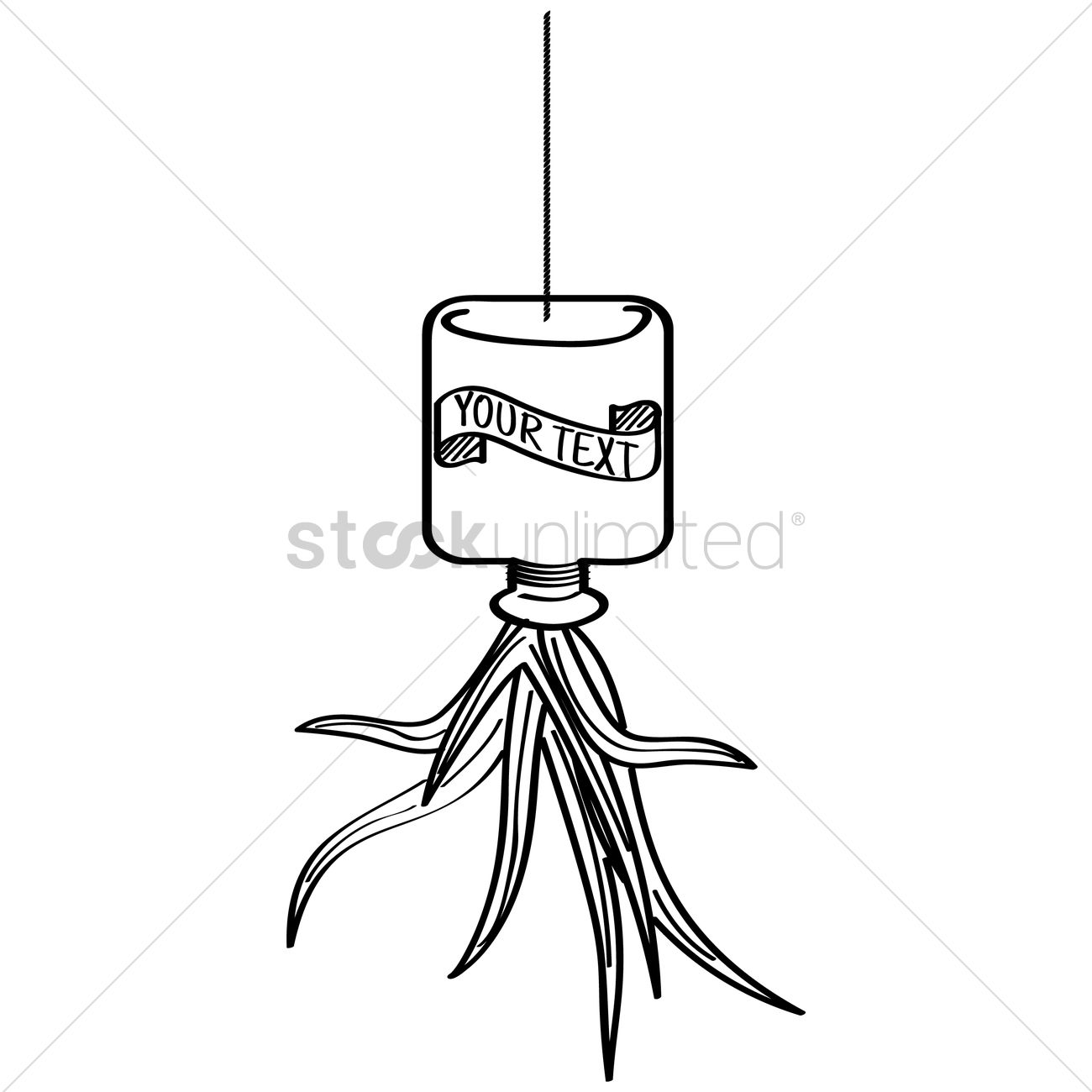 1300x1300 Decorative House Plant Vector Image