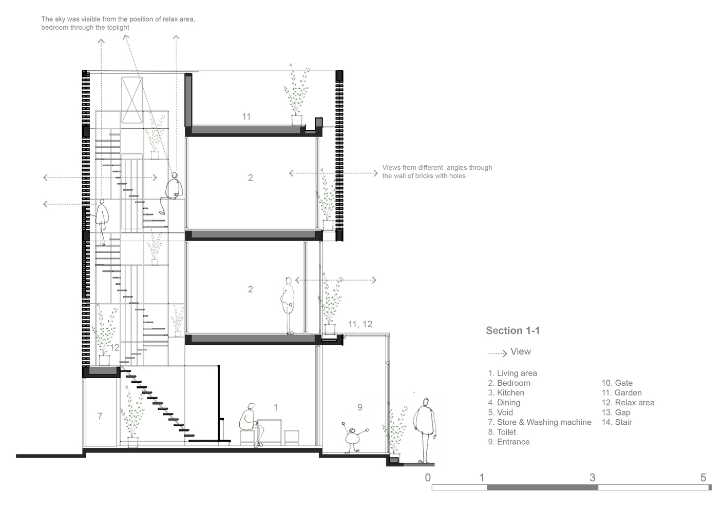 House Section Drawing