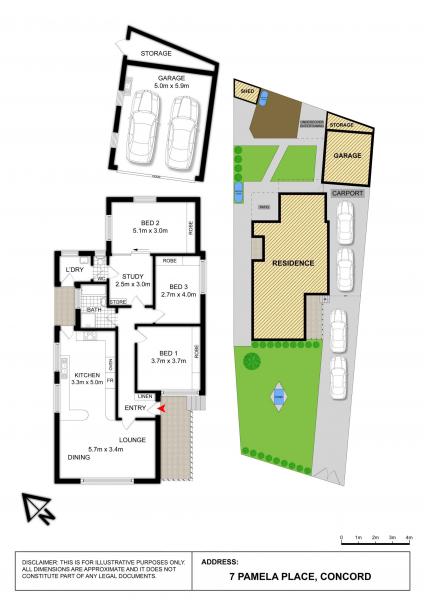 house from top view drawing