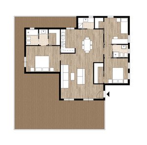 300x295 House Logo Design Concept Vector Royalty Free Photos