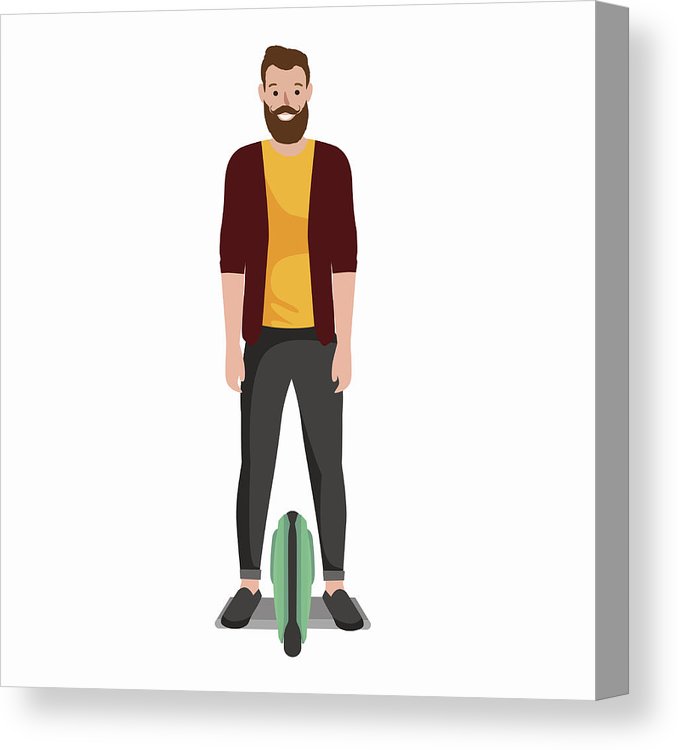 678x750 Active Peoples Fun With Electric Scooter, New Modern Technology