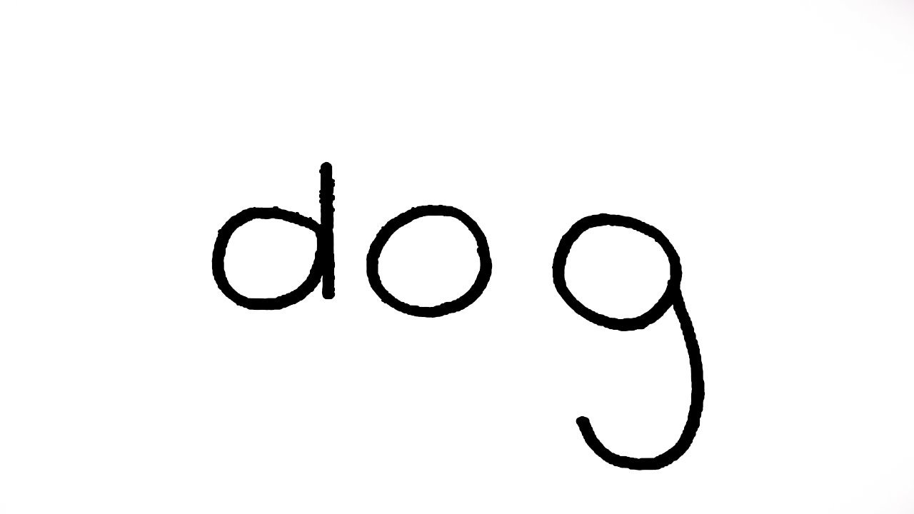 1280x720 How To Turn Words Dog Into A Cartoon Dog