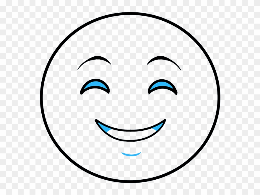 880x661 How To Draw Happy Face Emoji
