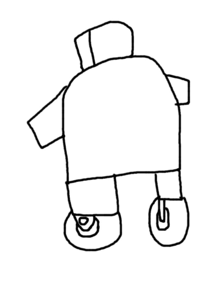 768x1024 How To Draw The Instructables Robot