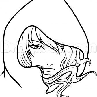 336x336 How To Draw An Anime Face Female A Easy Youtube Step