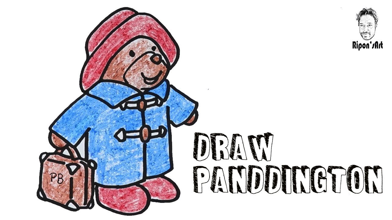 1280x720 How To Draw Cartoon Paddington Bear Easy