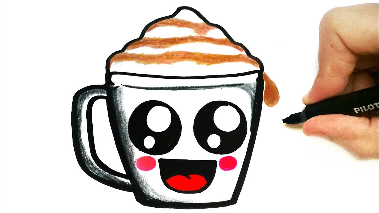 1280x720 How To Draw A Cute Cup Of Coffee