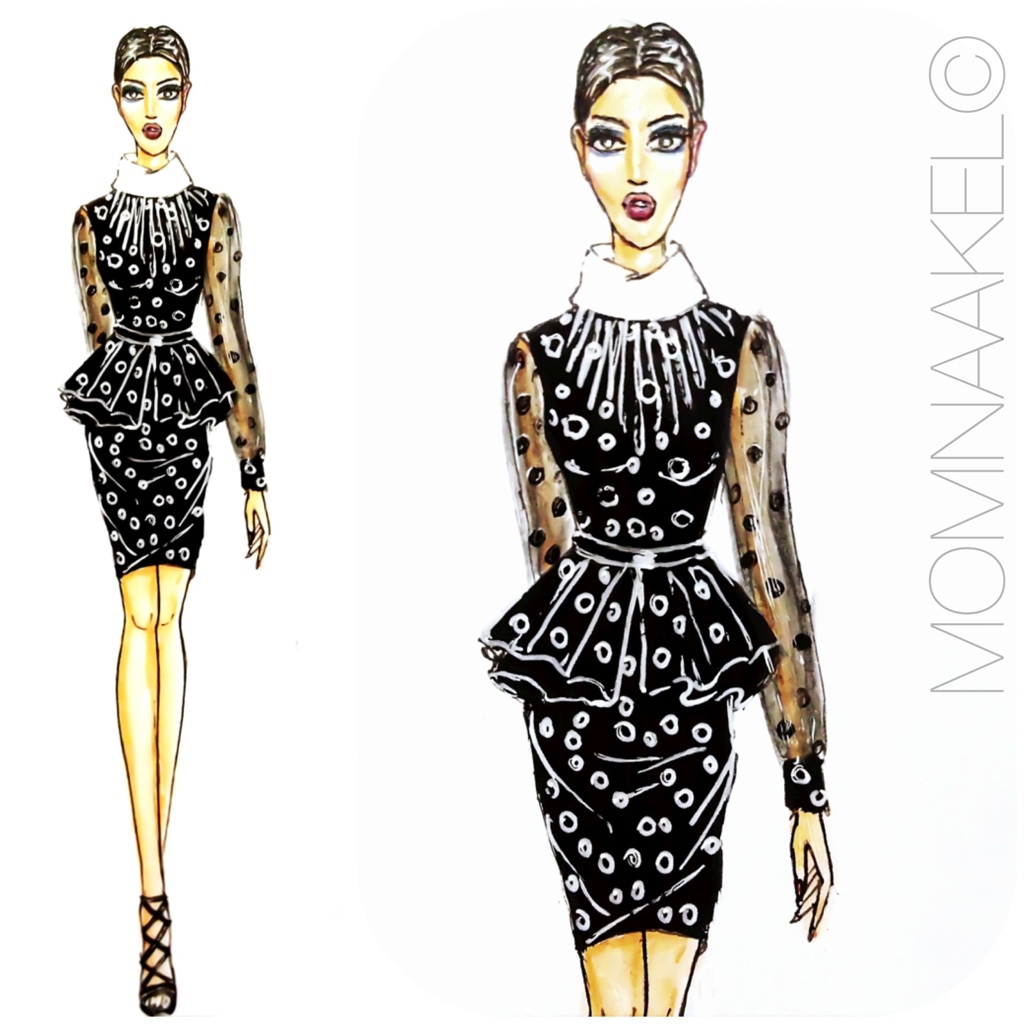 1024x1024 Fashion Drawing