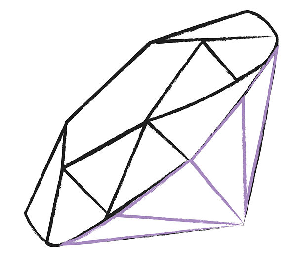 585x524 Diamond Drawing How To Draw A Diamond Free Download Clip Art