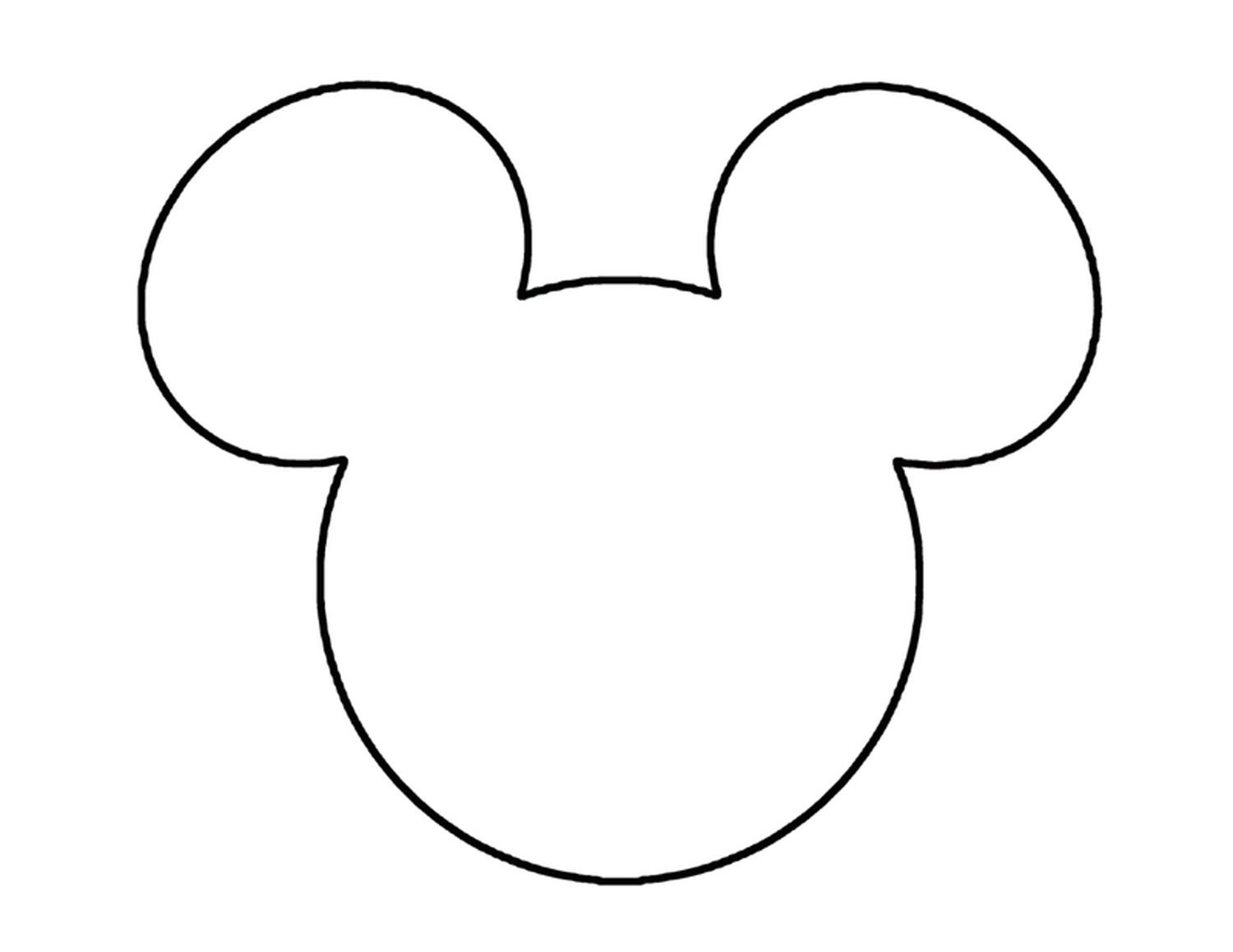 1500x1159 How To Draw Mickey Mouse Face Faces Drawings Best Free Clipart