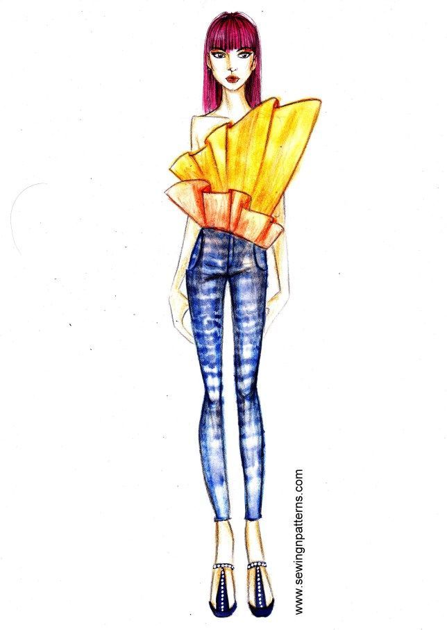 644x907 How To Draw Fashion Sketches In Minutes Or Less