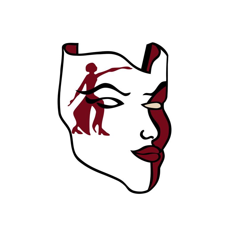 794x794 burgundy fortitude harlequin mask silhouette and cricut cut etsy