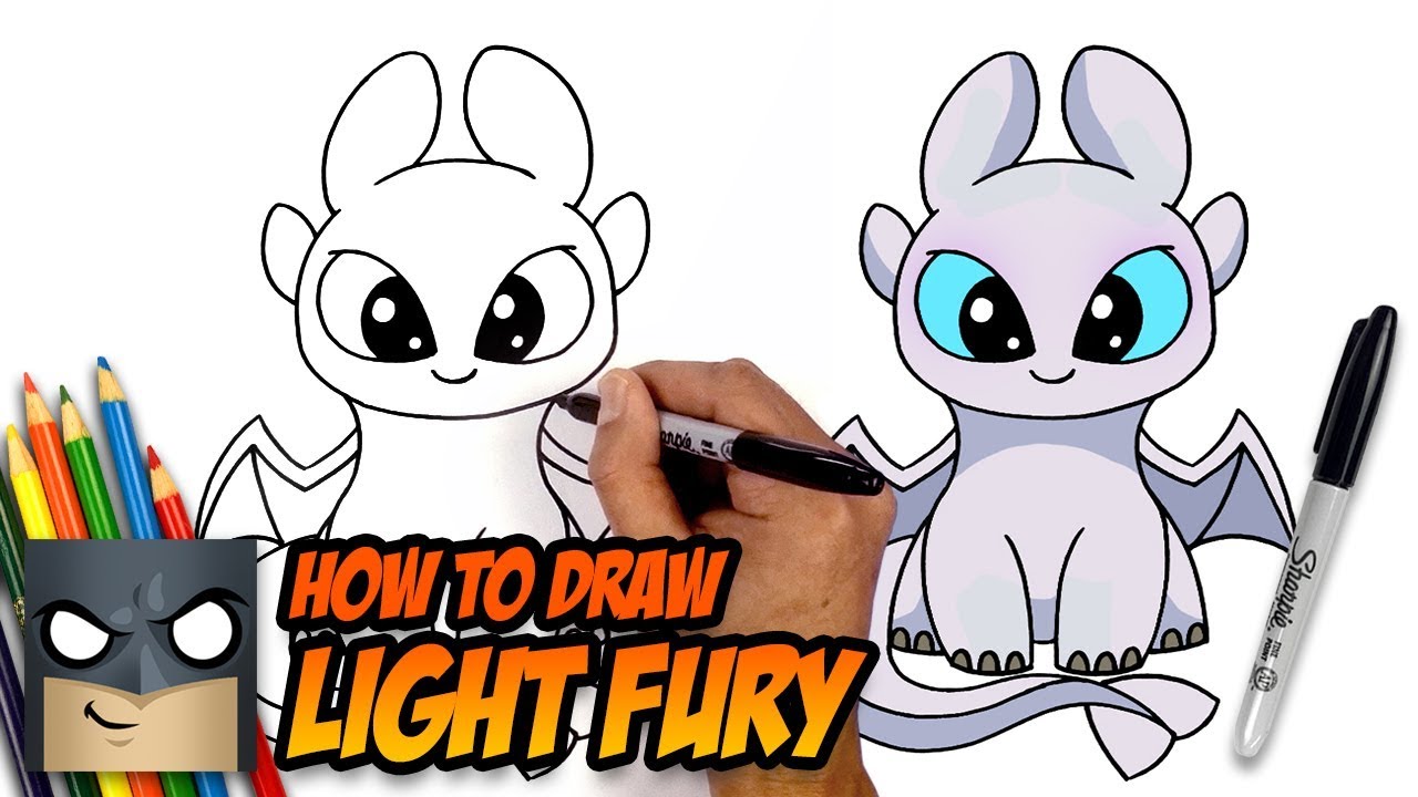 1280x720 how to draw a dragon light fury how to train your dragon