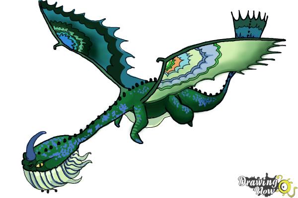 600x400 How To Draw A Scauldron Dragon From How To Train Your Dragon
