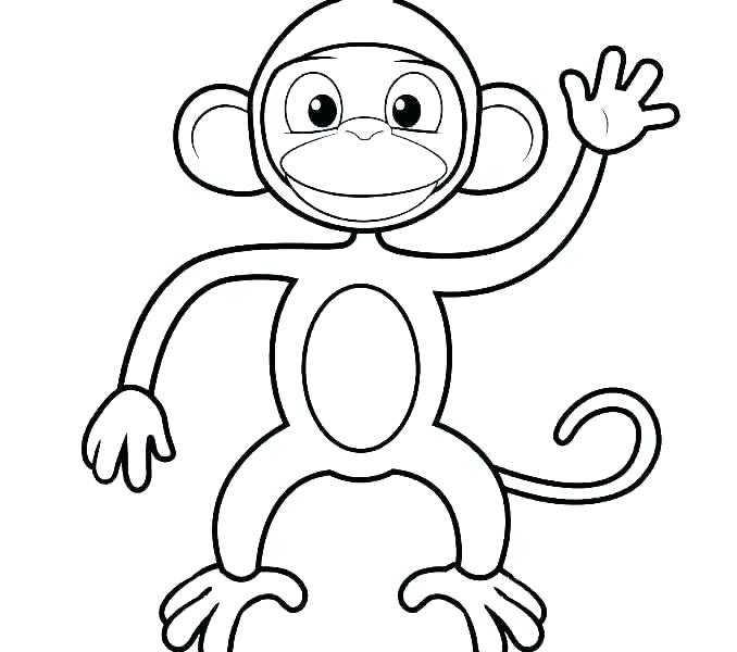678x600 Coloring Pages Monkey Coloring Sheet