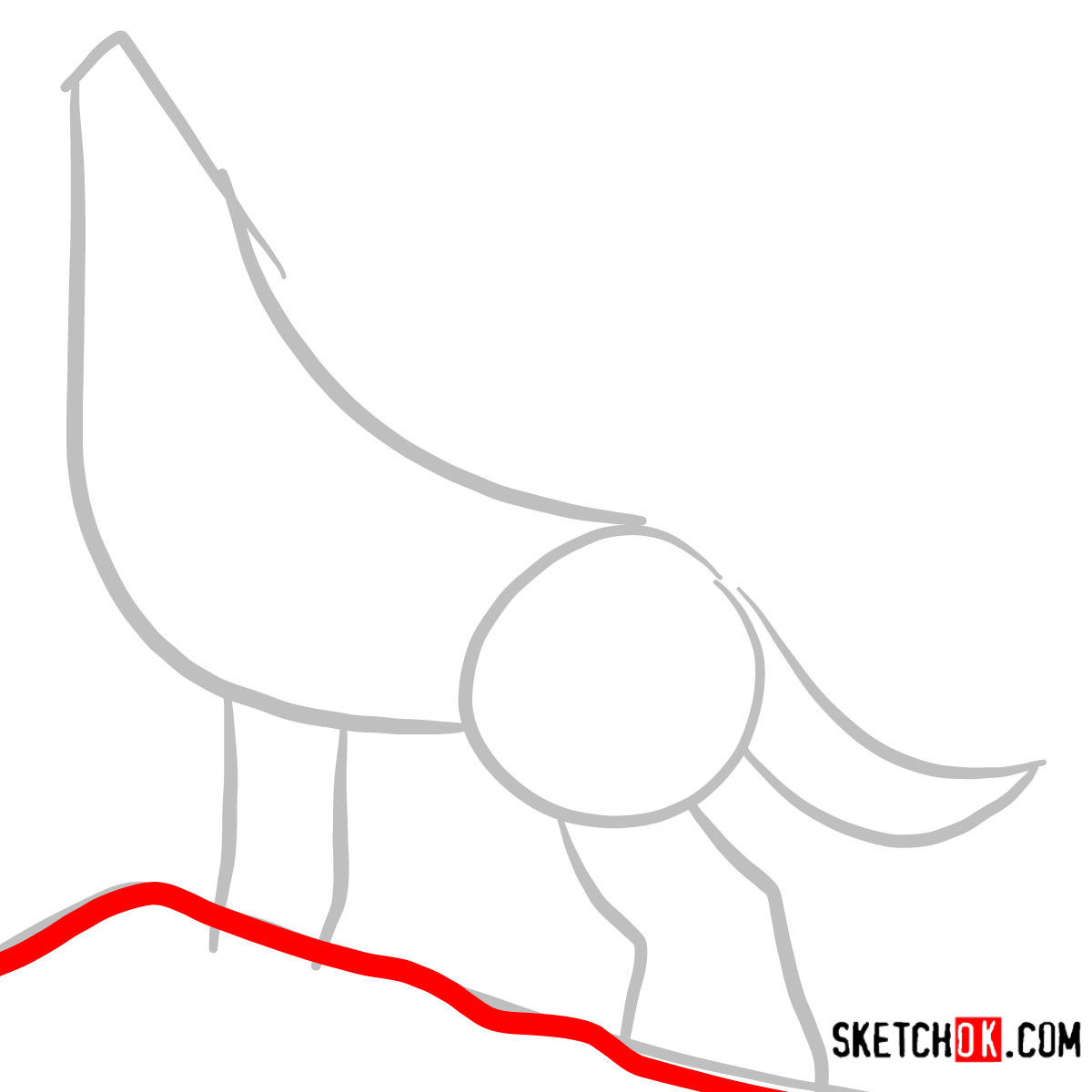 1200x1200 How To Draw Howling Wolf Silhouette Wild Animals