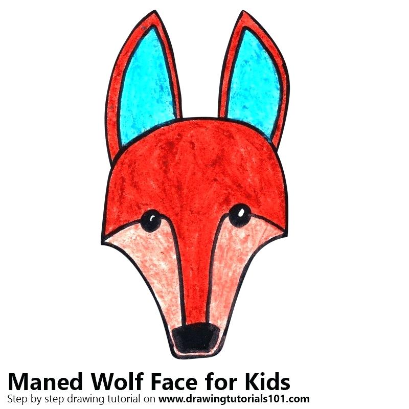 800x800 Wolf Drawings For Kids