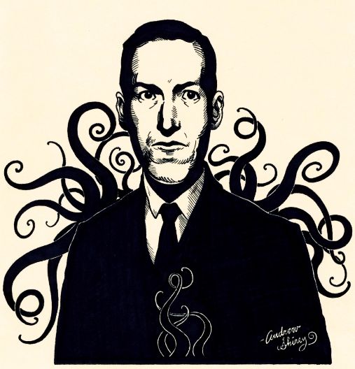 507x528 Lovecraft Ink Drawing