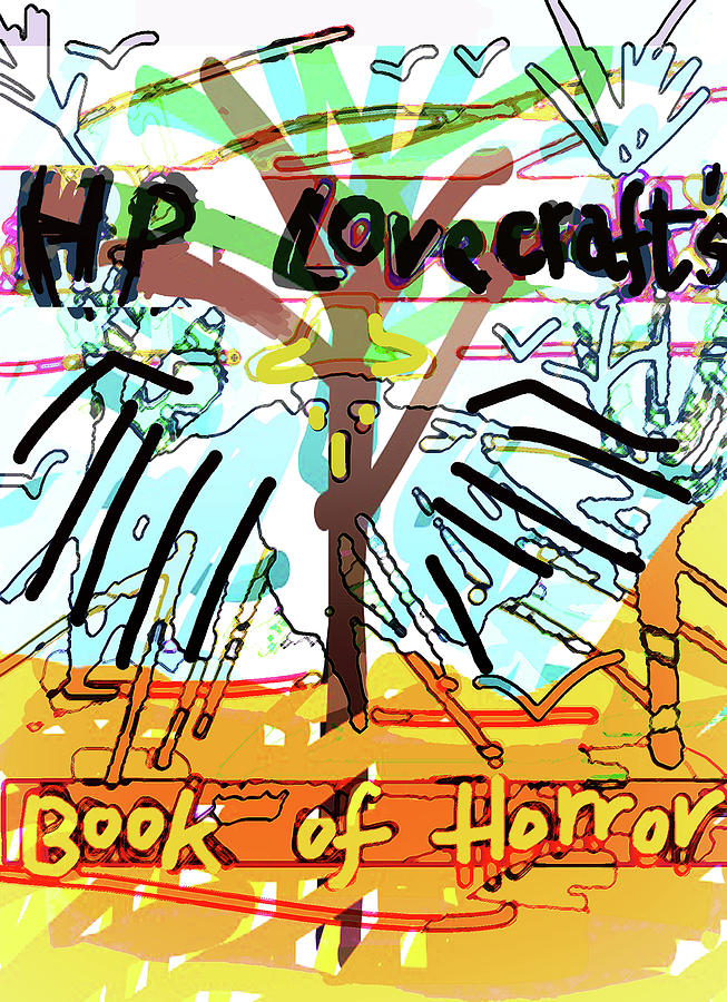 653x900 Lovecrafts Book Of Horror Drawing