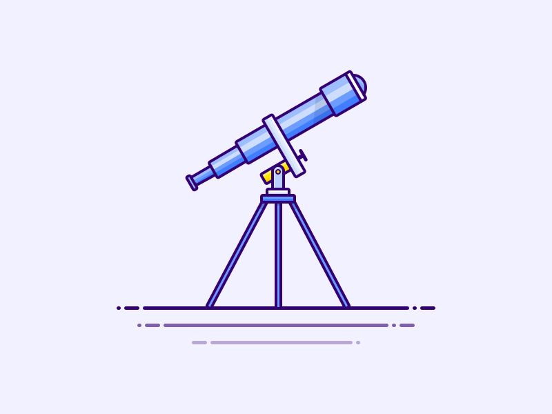 800x600 telescope inked telescope, line icon, cute tattoos