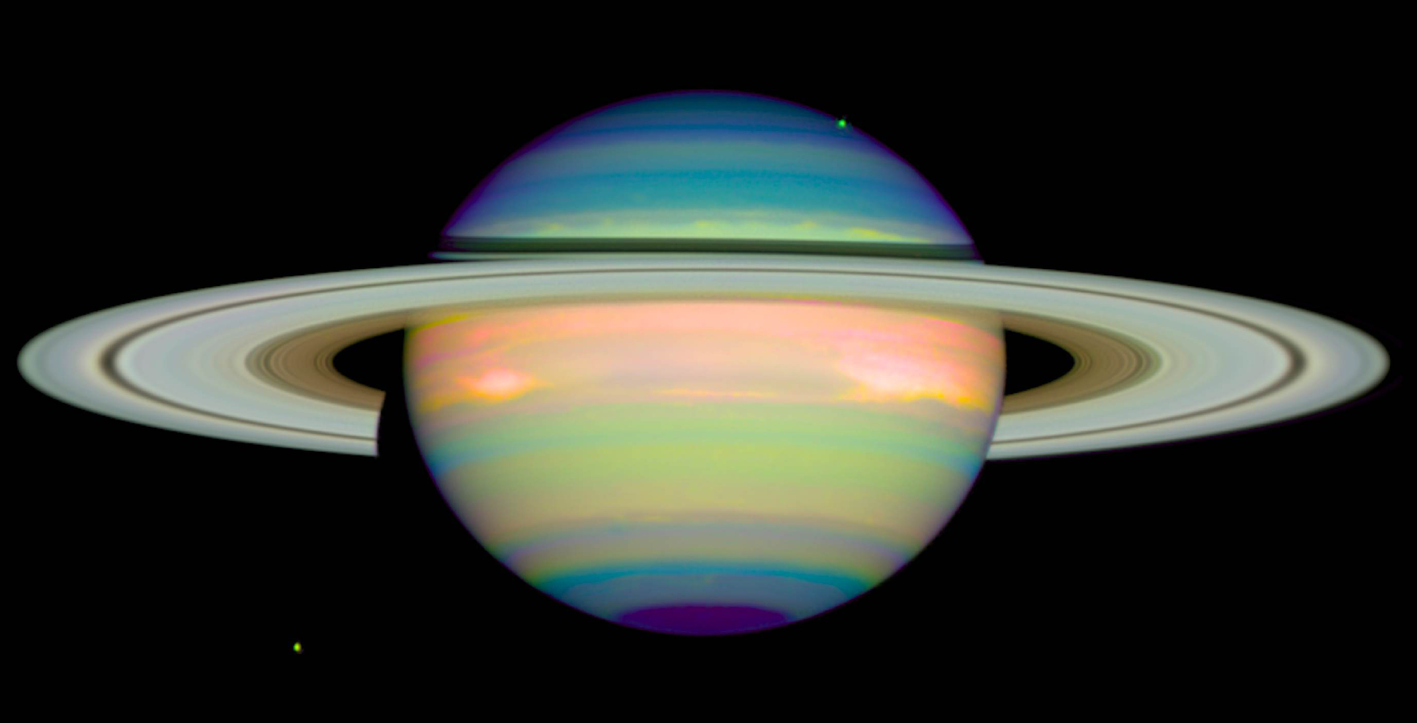 2766x1413 The Colors Of Saturn Nasa