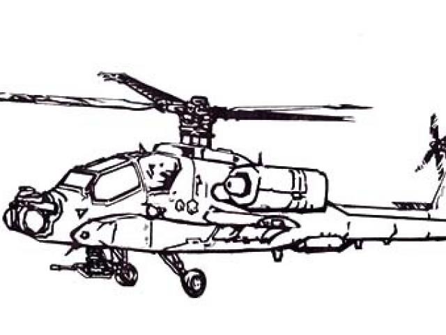 640x480 Drawn Helicopter