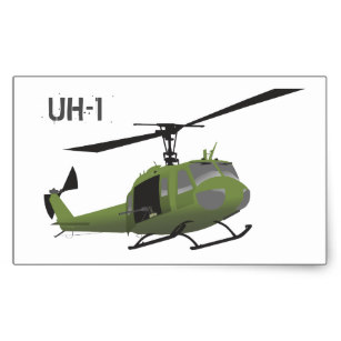 307x307 Huey Helicopter Stickers Zazzle