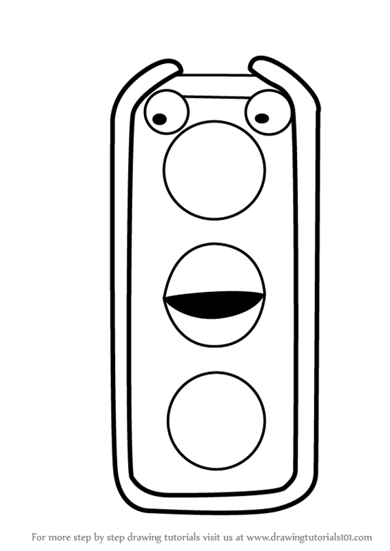 566x800 learn how to draw stoplight from don't hug me i'm scared