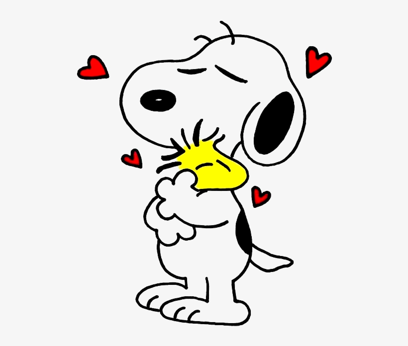820x696 Snoopy And Woodstock Drawing Hugging