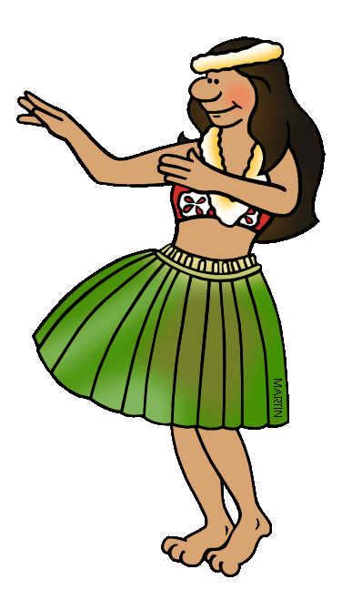 Hula Dancer Drawing