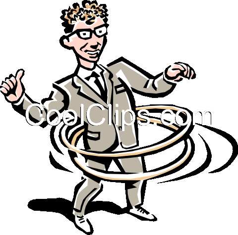480x475 Hula Hoop Royalty Free Vector Clip Art Illustration