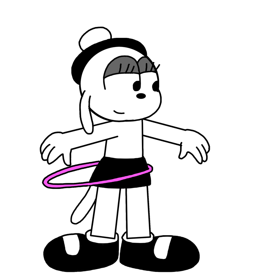 894x894 Poodles Hound Doing Hula Hoop