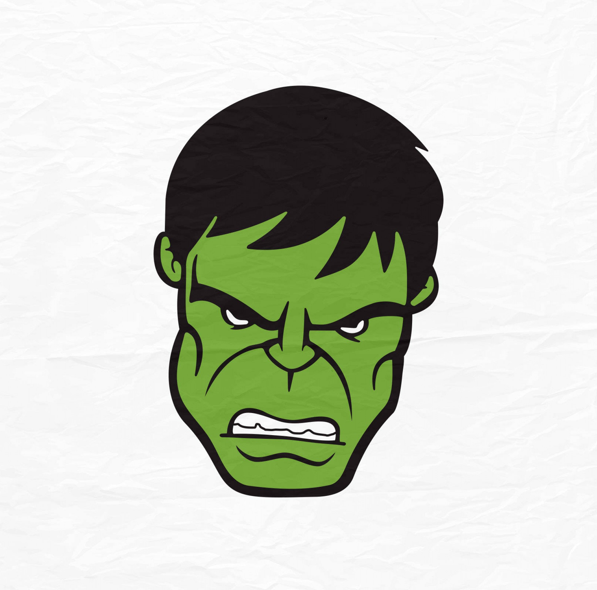 Hulk лицо вектор