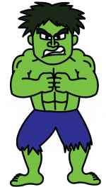 150x266 Collection Of Free Hulk Drawing Cartoon Download On Ui Ex